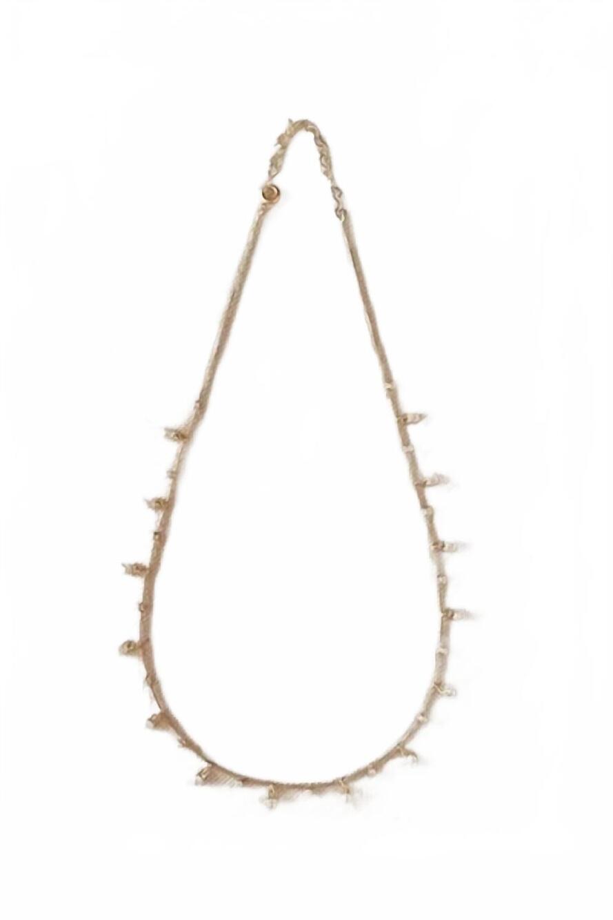 NEW GOLDFI women's sparkling necklace in gold